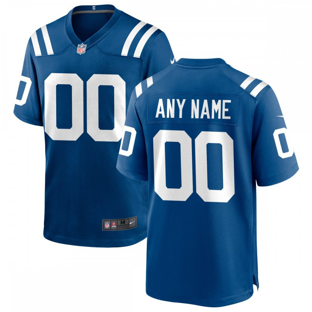 Nike Indianapolis Colts Custom Game Jersey - Royal-GridironStore